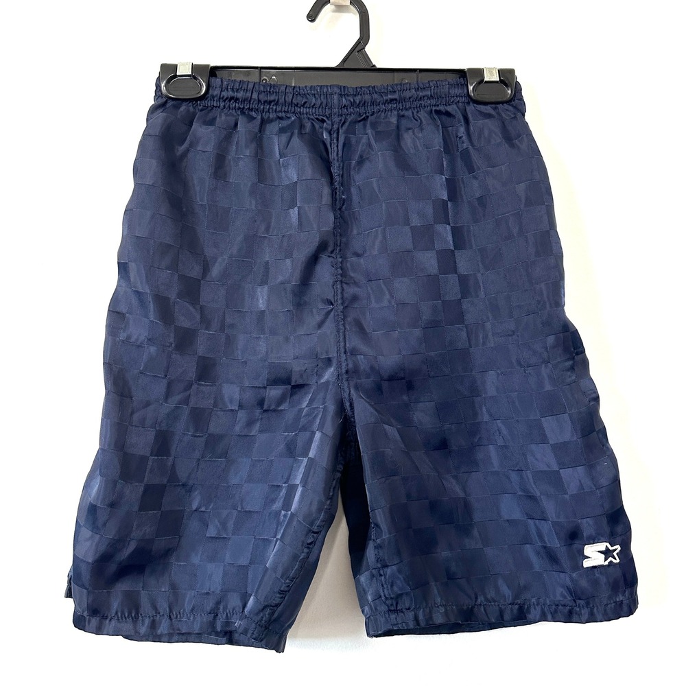 Starter Youth‎ Boys Shorts 10 12 Navy Athletic Mesh Basketball Vintage Y2K